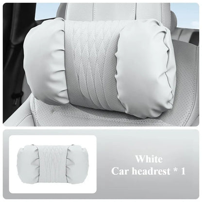 Soft Nappa Leather Car Headrest and Lumbar Support