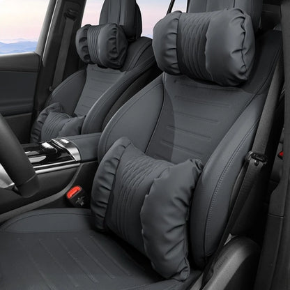 Soft Nappa Leather Car Headrest and Lumbar Support