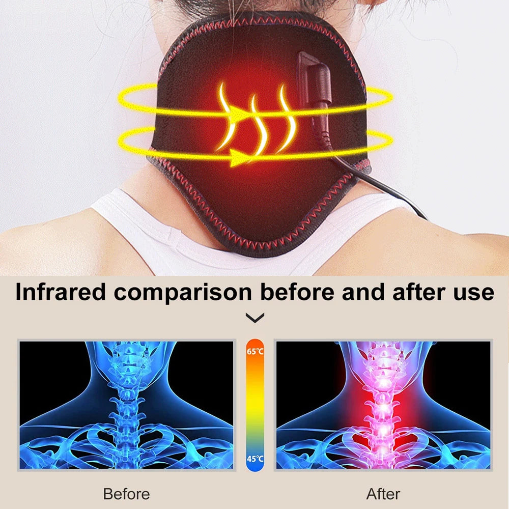 Electric Neck Heating Strap – Pain Relief & Muscle Relaxation